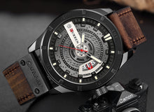 Load image into Gallery viewer, CURREN -Military Sports Watch Leather