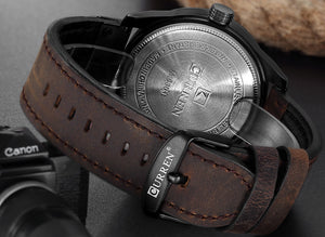 CURREN -Military Sports Watch Leather