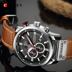 CURREN Rose Gold Sports Chronograph
