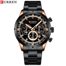 Load image into Gallery viewer, CURREN Stainless Steel Chronograph Quartz Watch 5 Styles