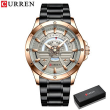 Load image into Gallery viewer, CURREN  Silver blue montre homme